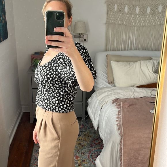 Free People Daisy Floral Shirt Size XL - Picture 3 of 6